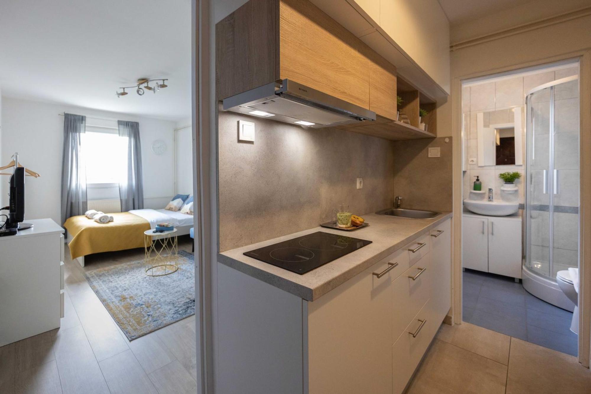 Bright And Modern Studio Near City Center Apartment Zagreb Bagian luar foto